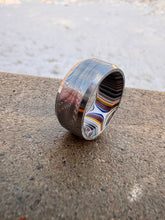 Load image into Gallery viewer, Damascus Steel and Fordite
